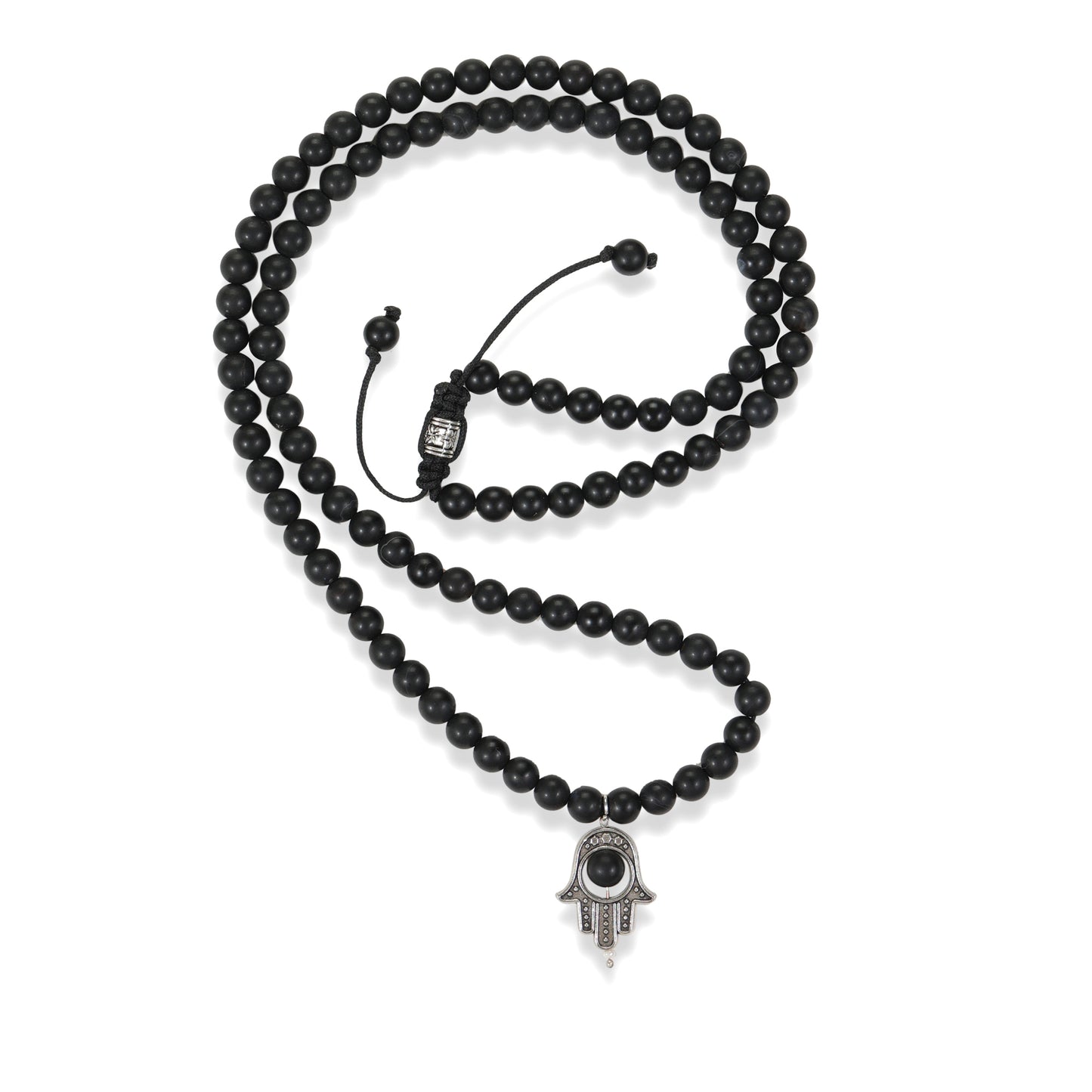 Black Onyx Matt 108 Beads Mala - Stone of Strength