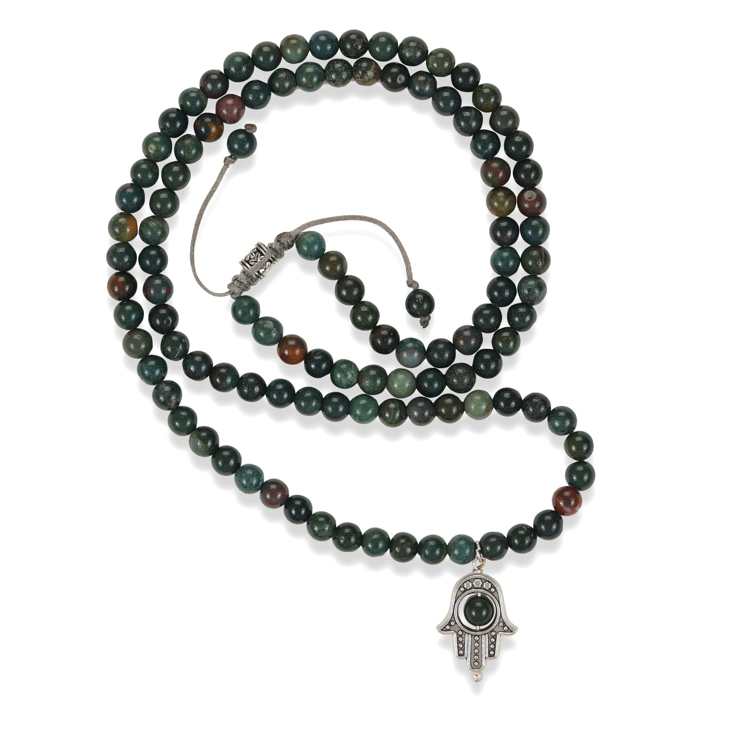 Bloodstone 108 Beads Mala - Stone of Vitality