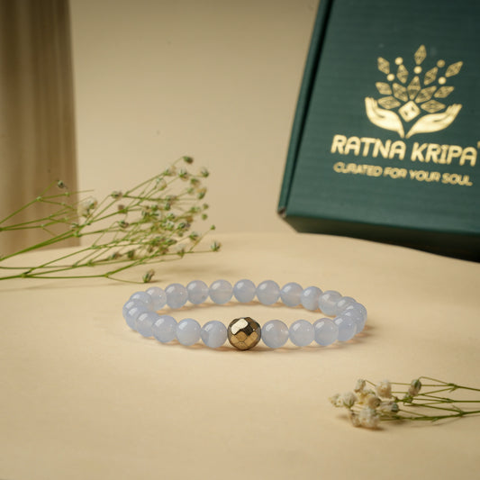 Blue Lace Agate Bracelet