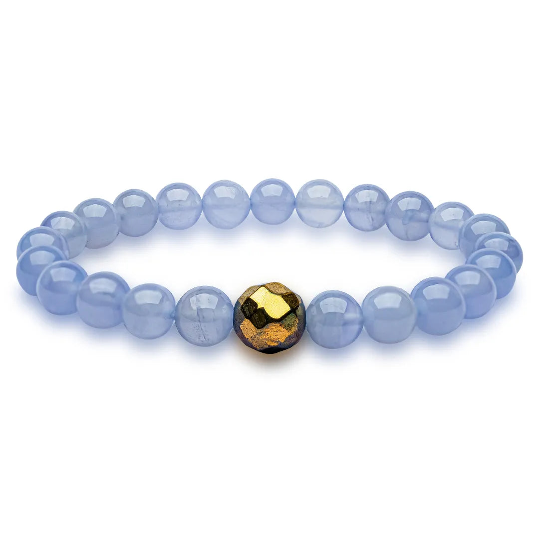 Blue Lace Agate Bracelet WB