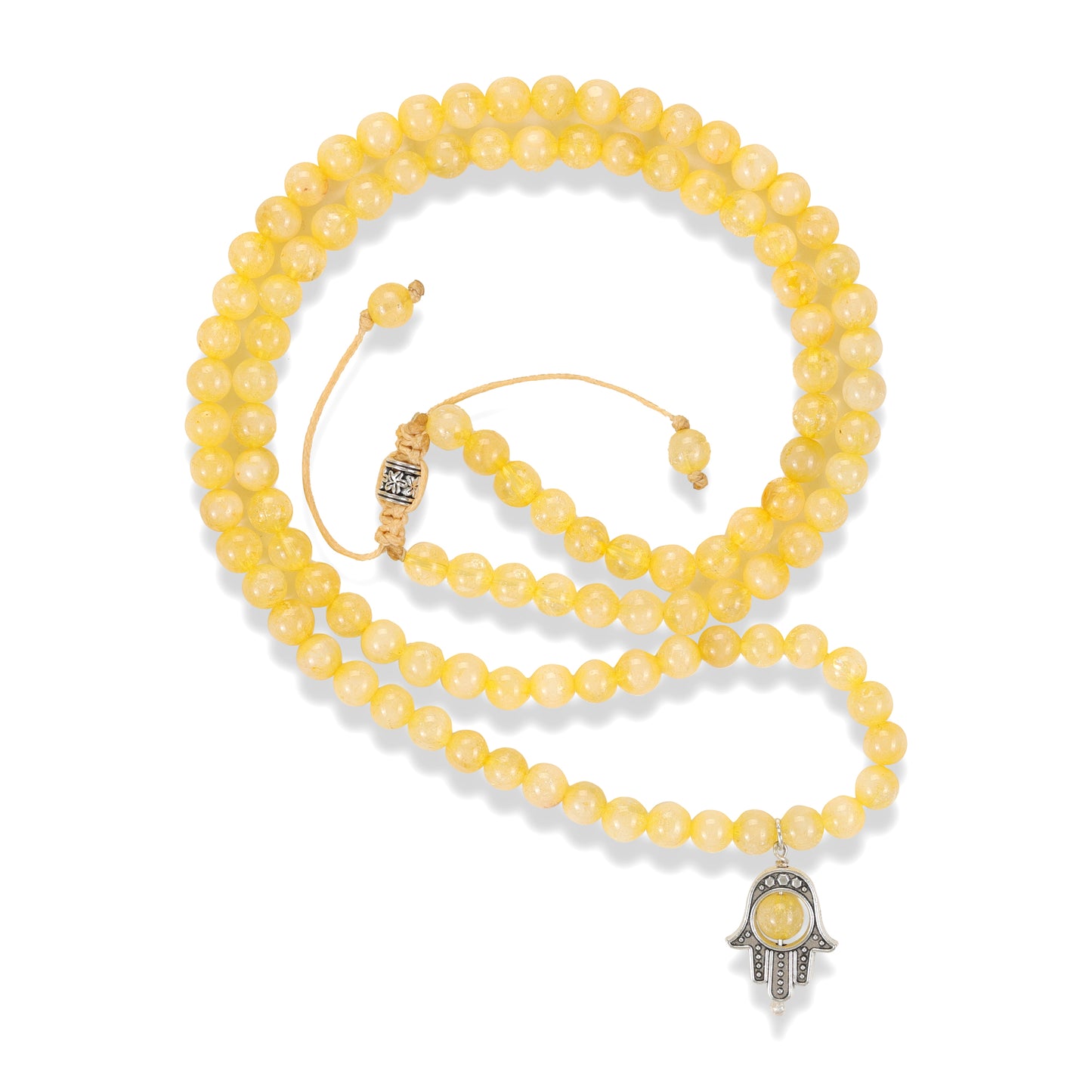 Citrine 108 Beads Mala - Stone of Wealth