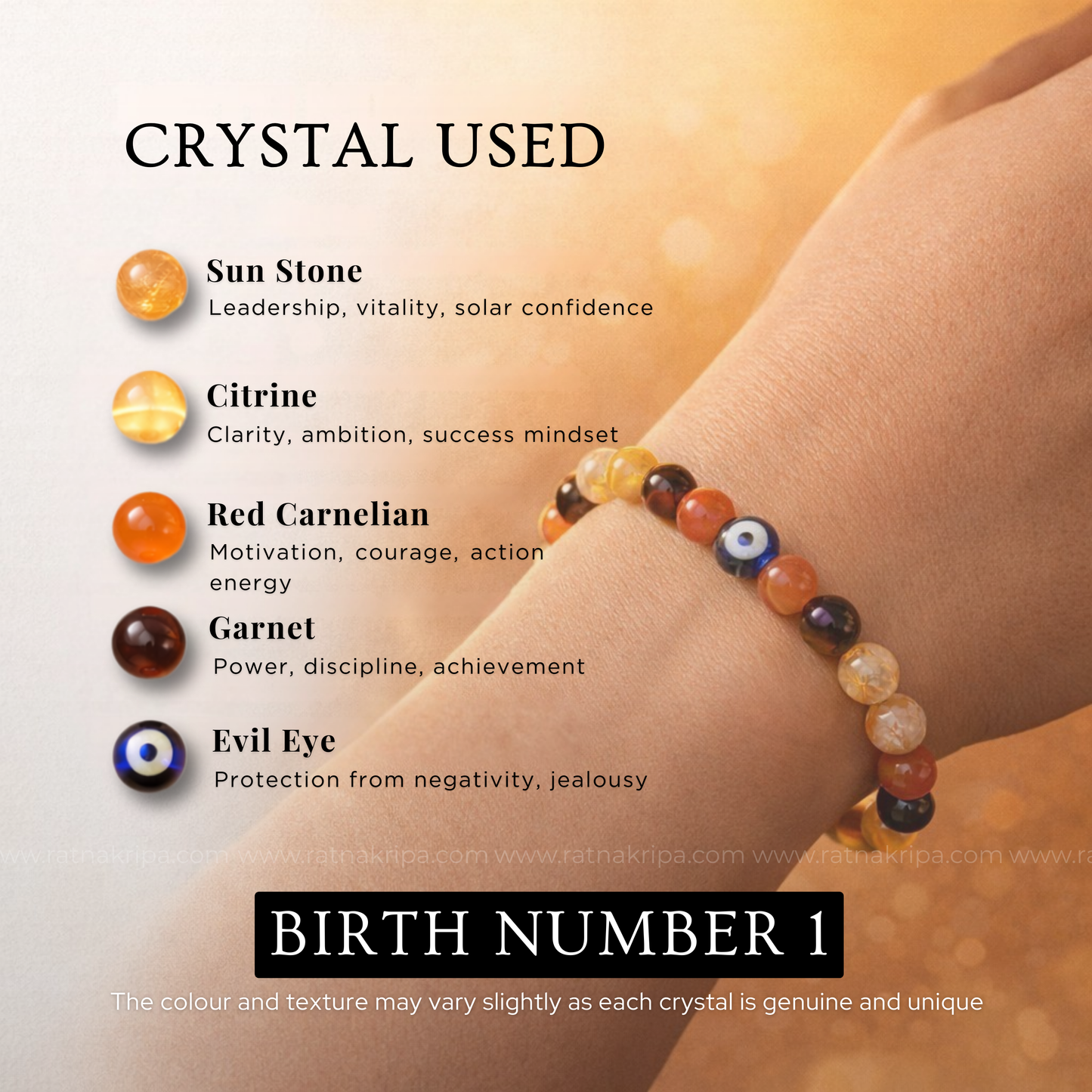 Birth Number 1 Bracelet