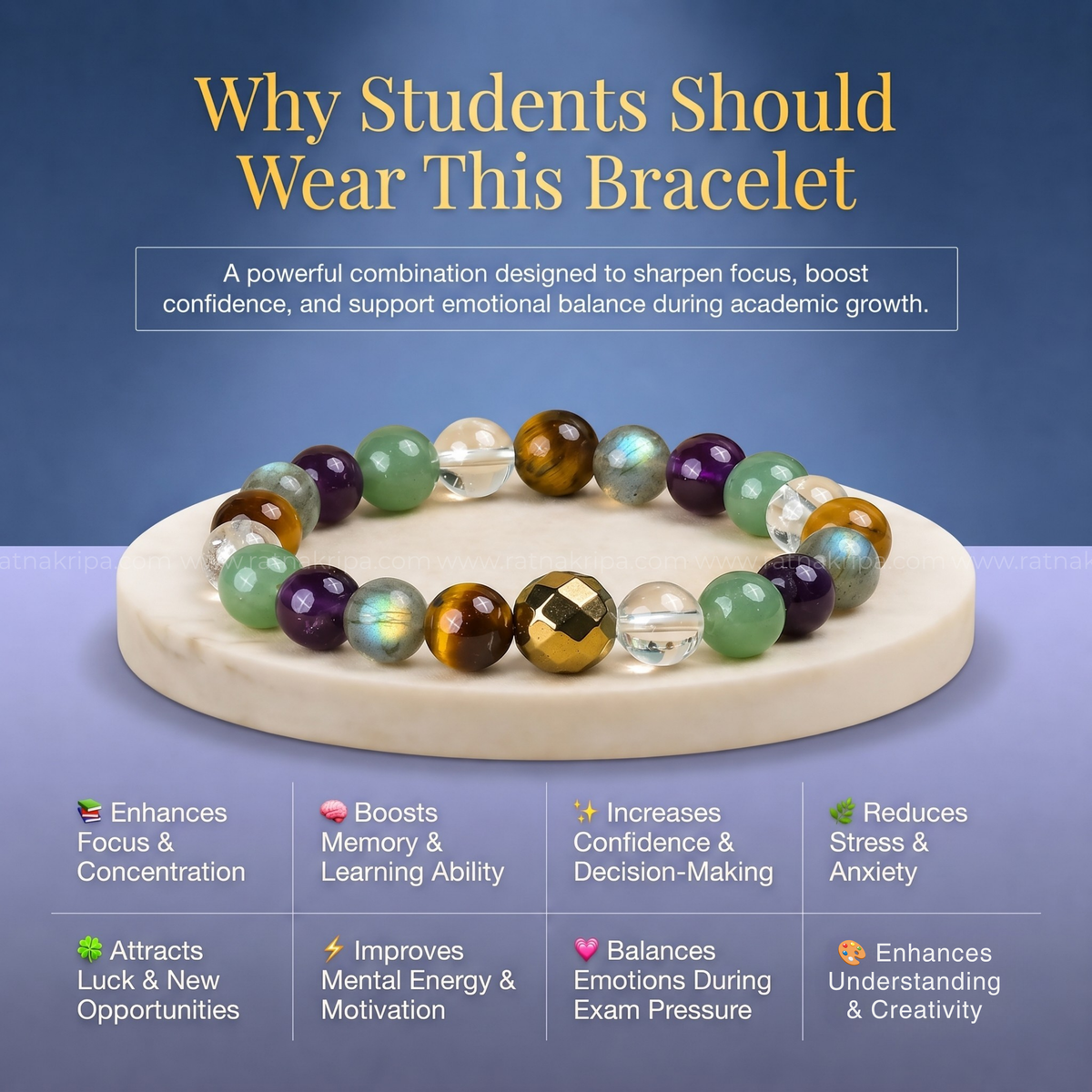 Student Focus Bracelet For Laser Focus & Confidence