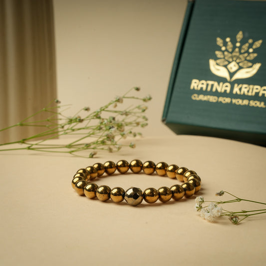 Golden Hematite Bracelet
