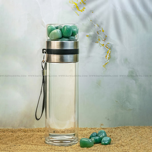 Green Aventurine Tumbles Bottle