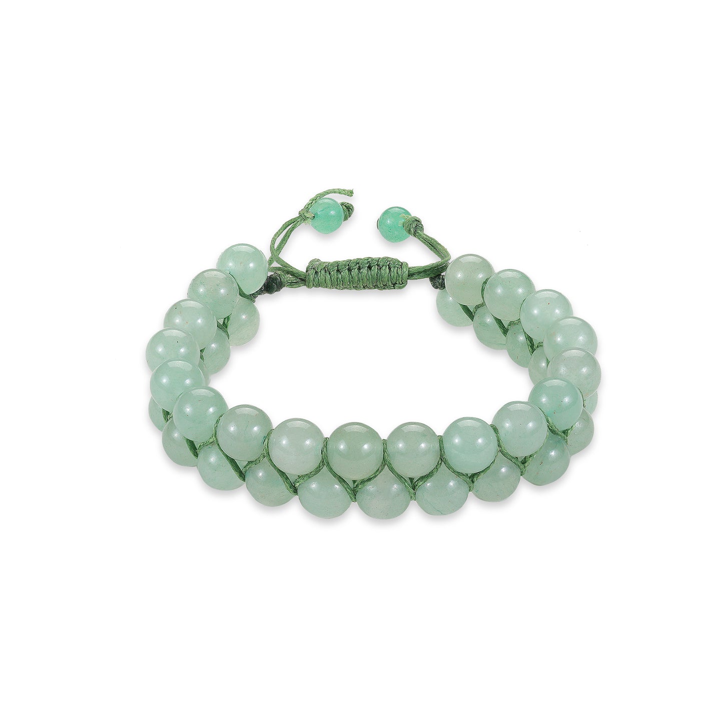 Green Aventurine Double Layered Bracelet - Stone of Luck