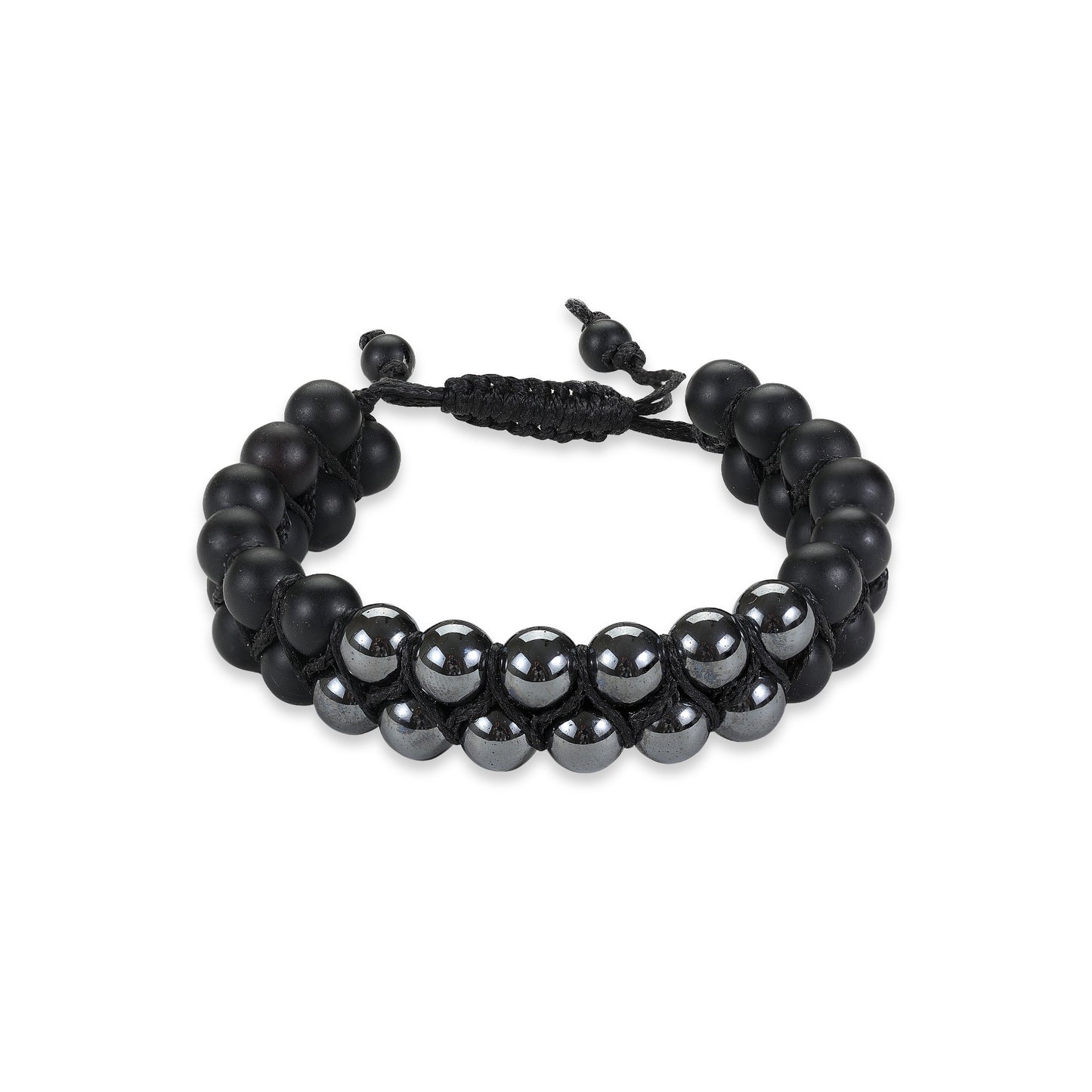 Lava & Hematite Bracelet
