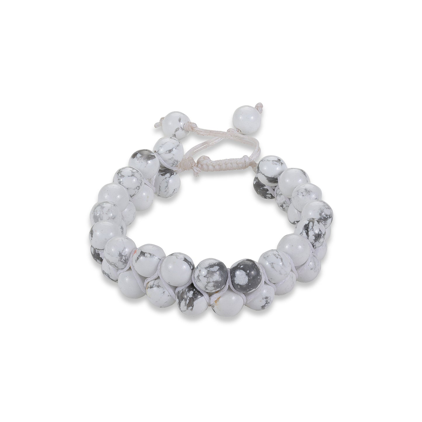 Howlite Double Layered Bracelet - Stone for Memory