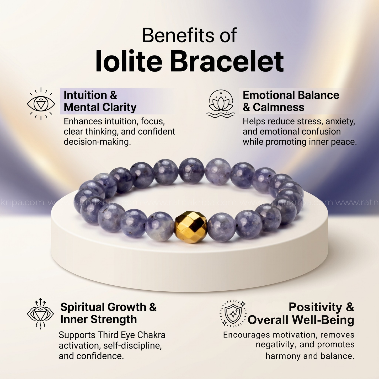 Iolite Bracelet