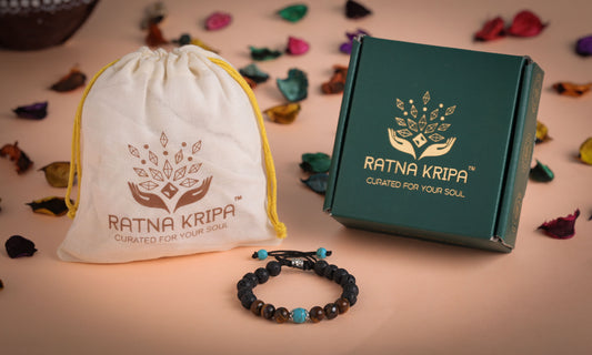 Firoza, Lava & Tiger Eye Bracelet