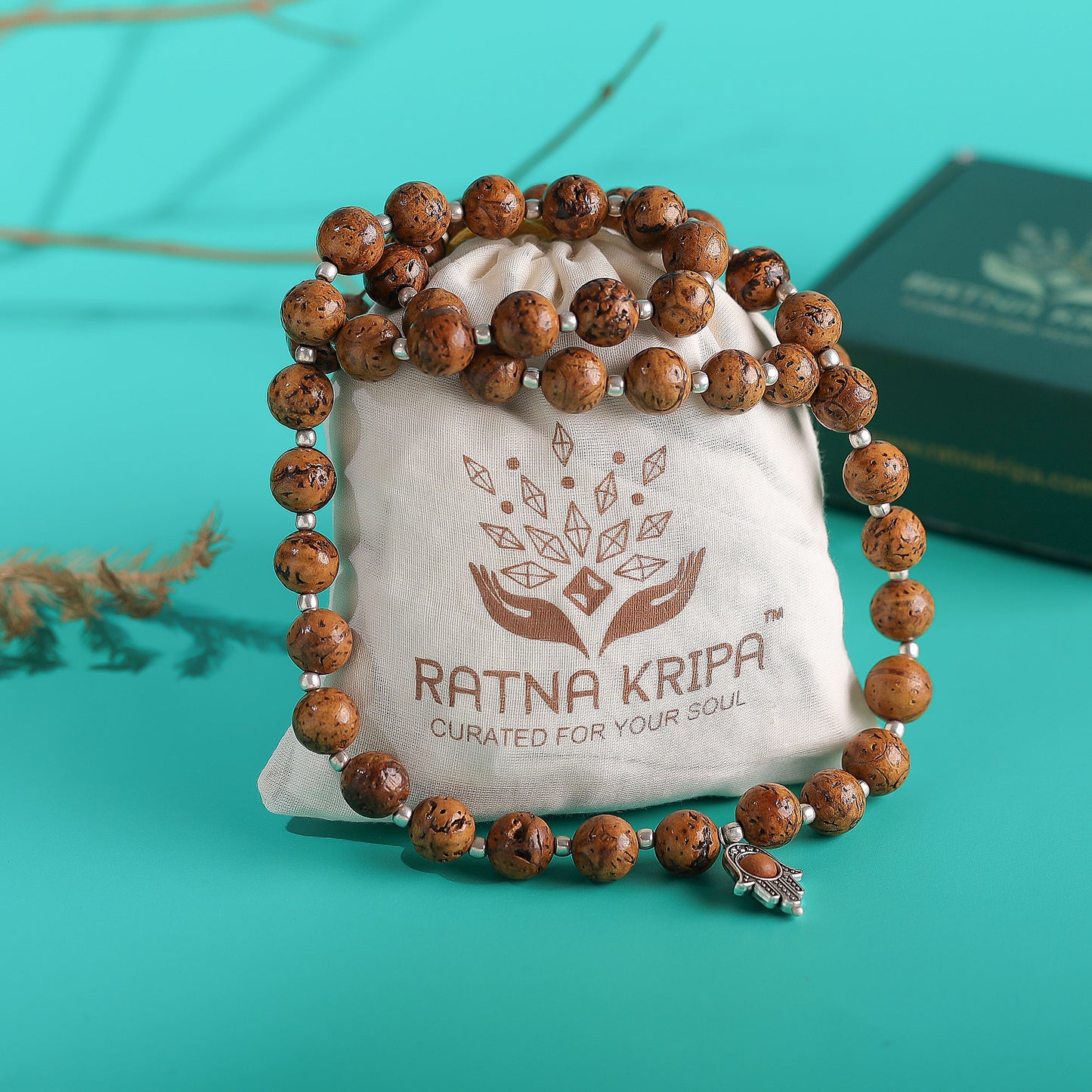 Banyan Seeds 54 Beads Mala - For Deep Meditation