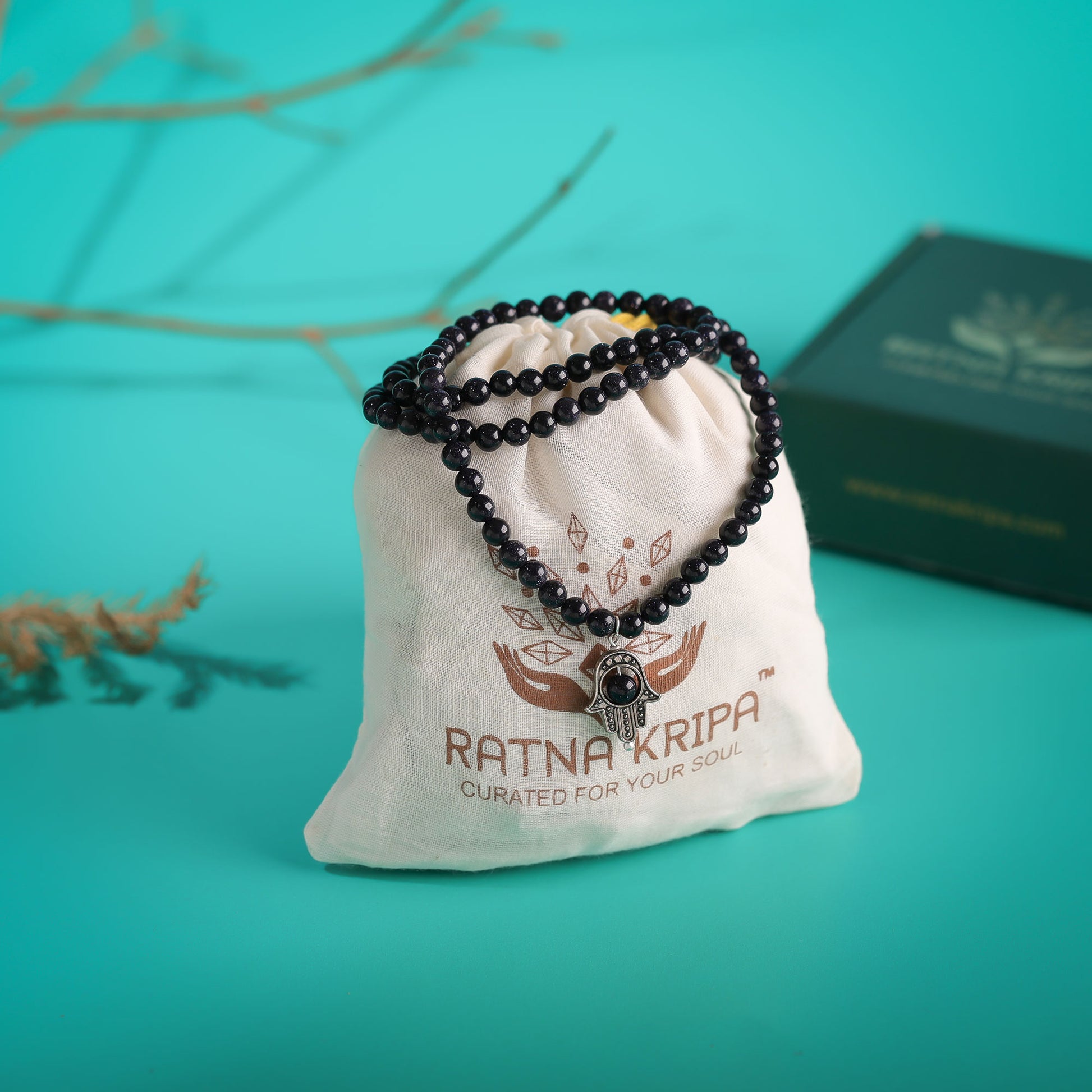 Black Tourmaline Japa Mala