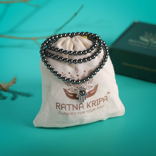 Hematite Mala 108 beads