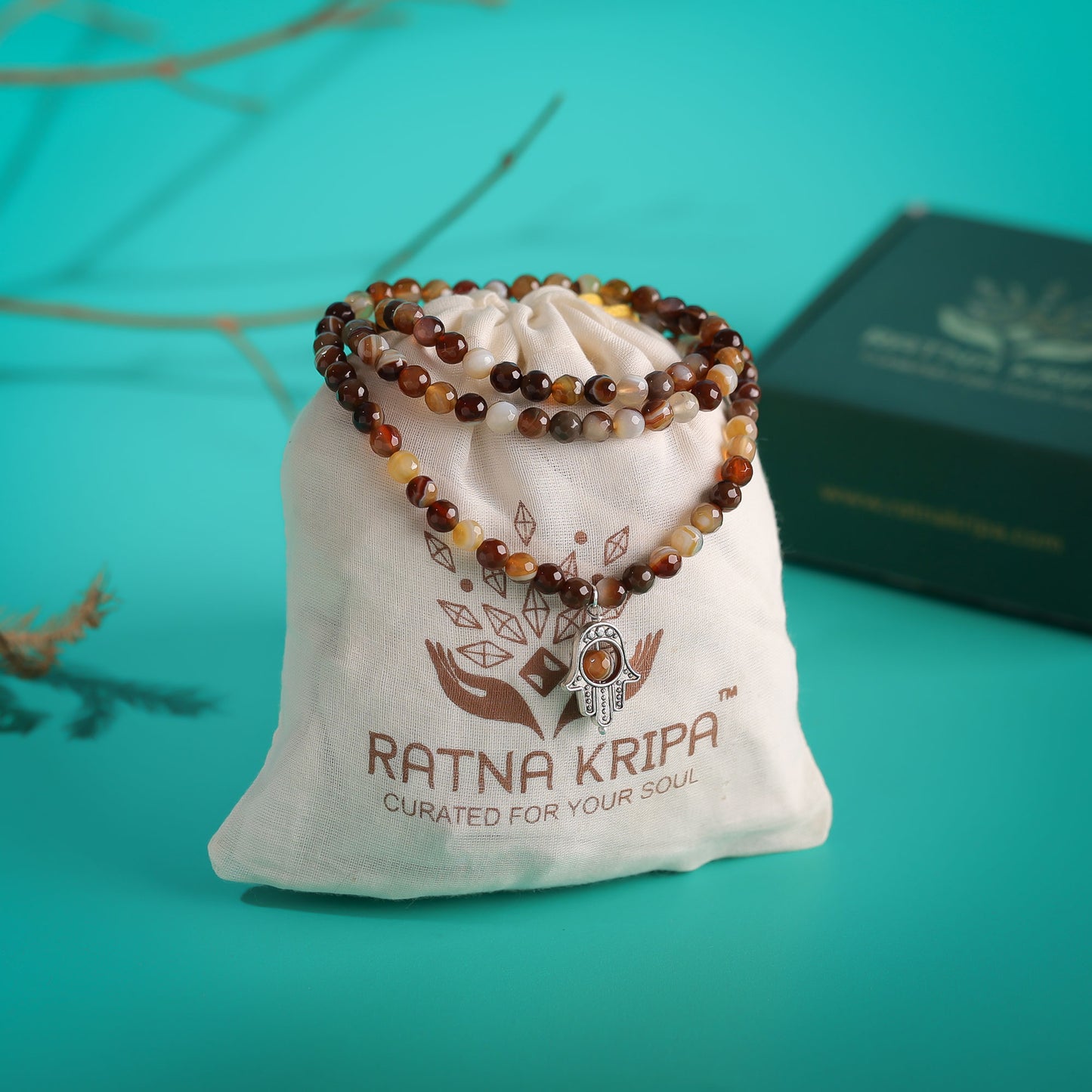 Sulemani Hakik , Indian Agate Japmala