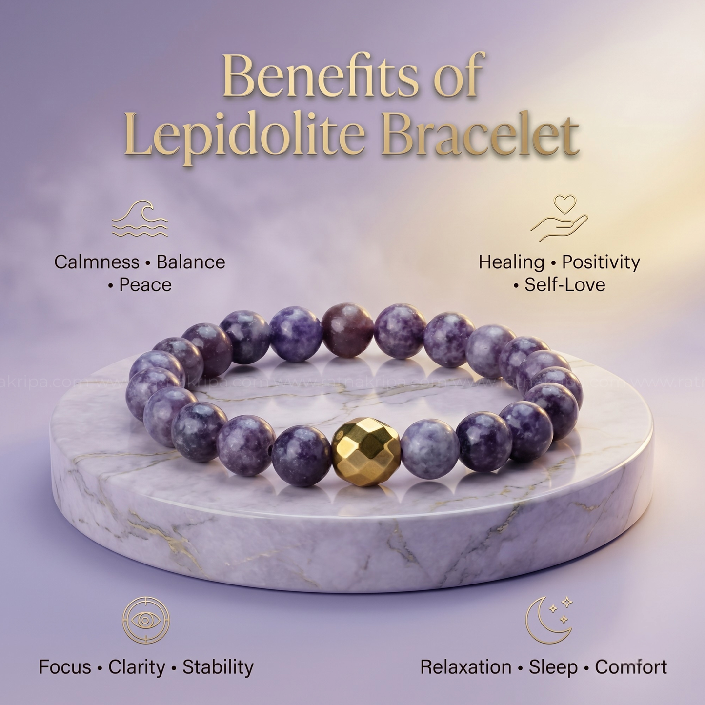 Lepidolite Bracelet
