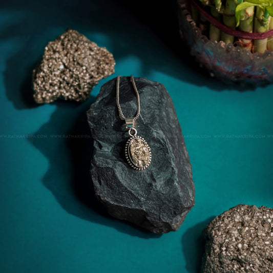 Pyrite Oval Shaped Pendant