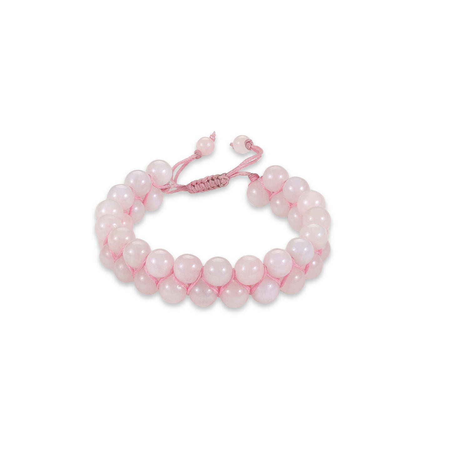 Rose Quartz Double Layered Bracelet - For Love and Relationship