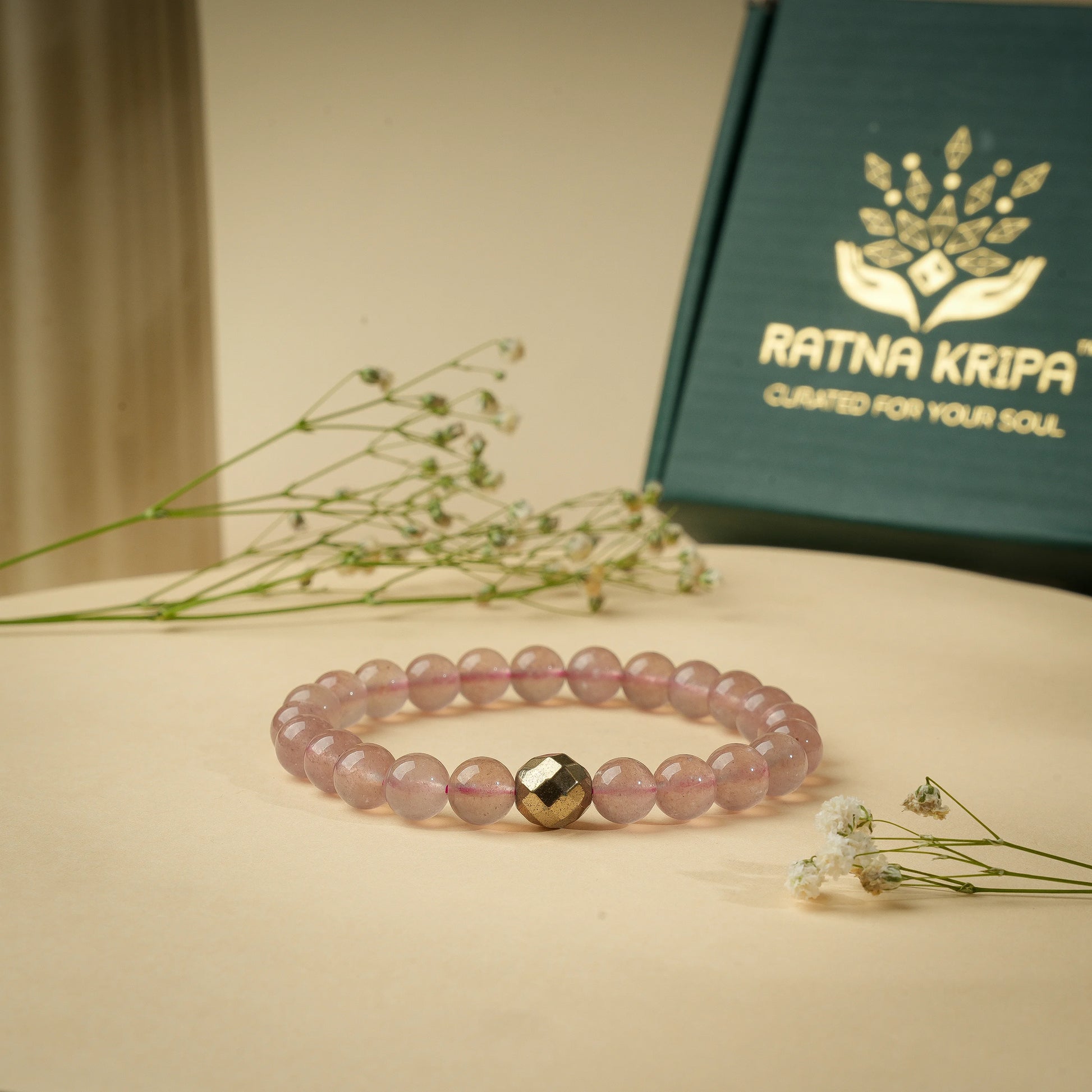 Strawberry Quartz Bracelet
