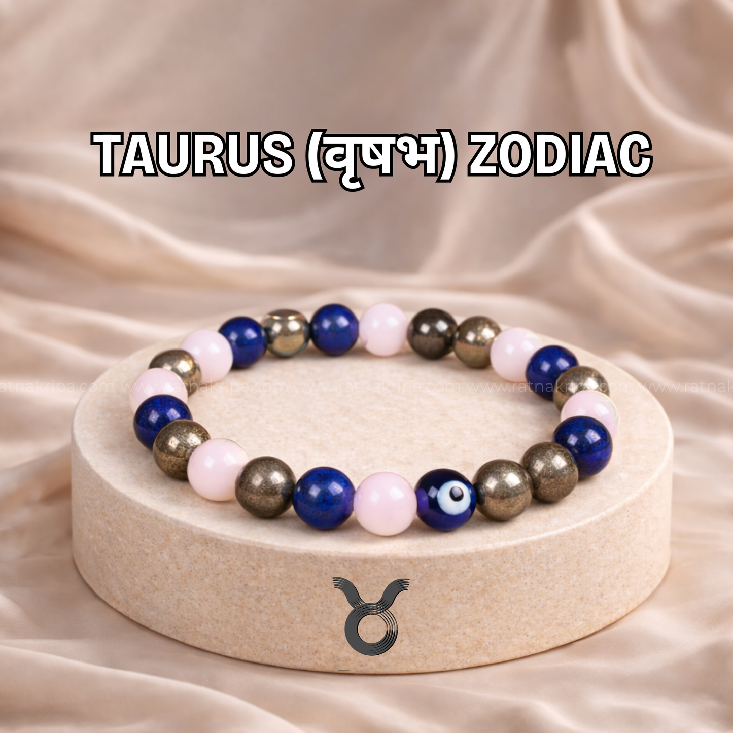 Taurus (वृषभ) Zodiac Bracelet