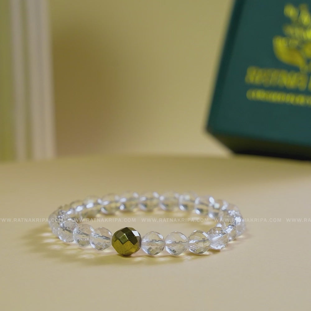 Clear quartz Diamond cut Diamond Cut