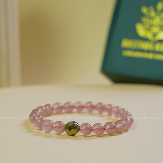 Strawberry Quartz Bracelet