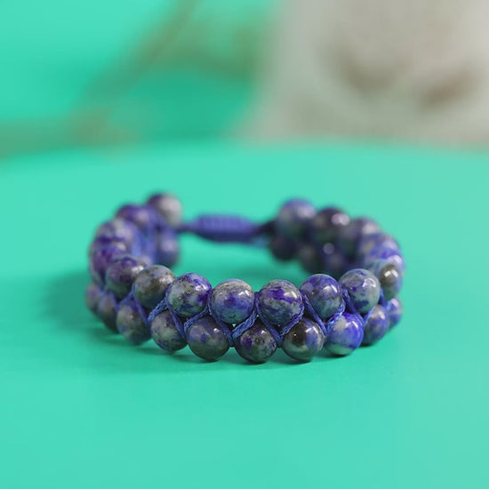 Lapis Lazuli Double Layred Bracelet