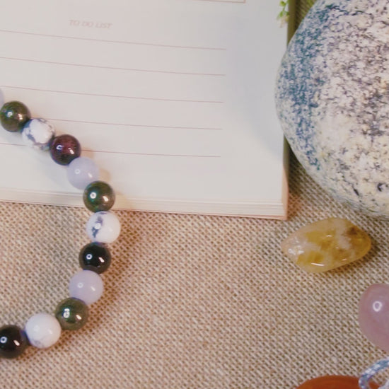 Leo Zodiac Stone Bracelet