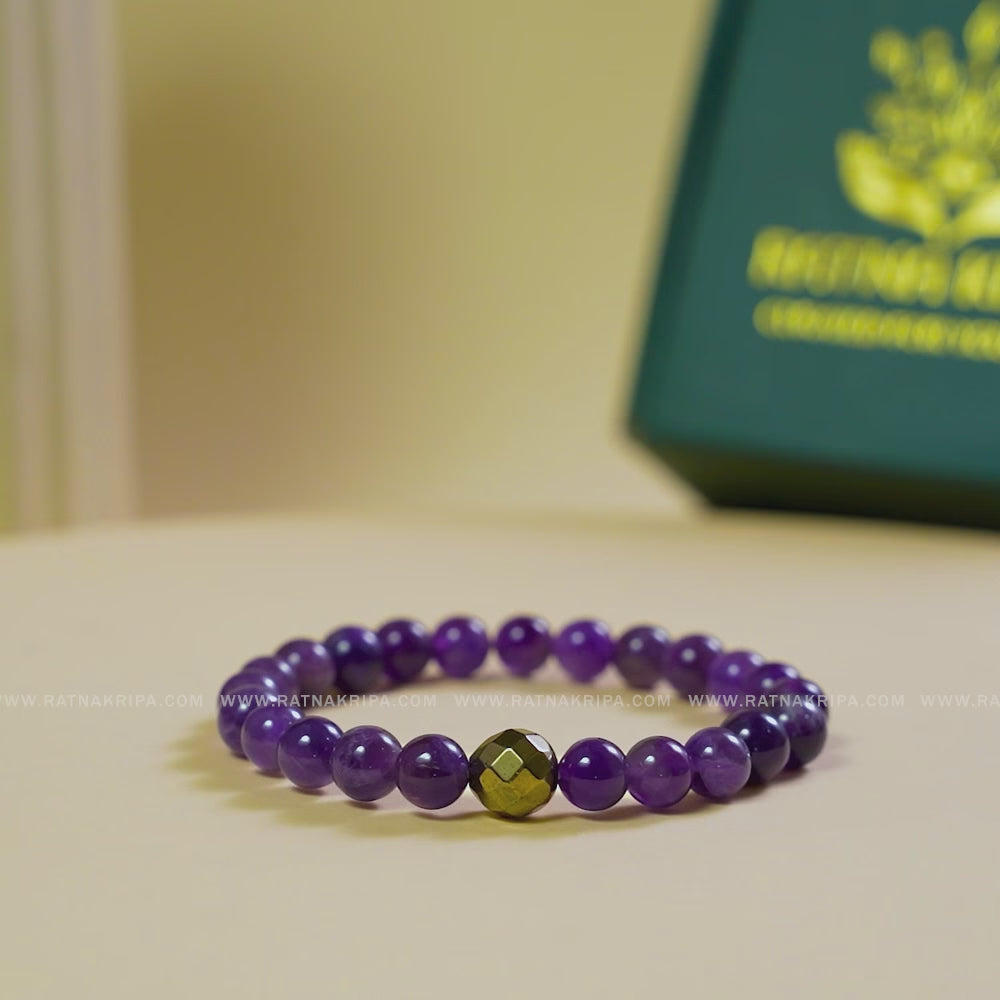 AA Amethyst Bracelet