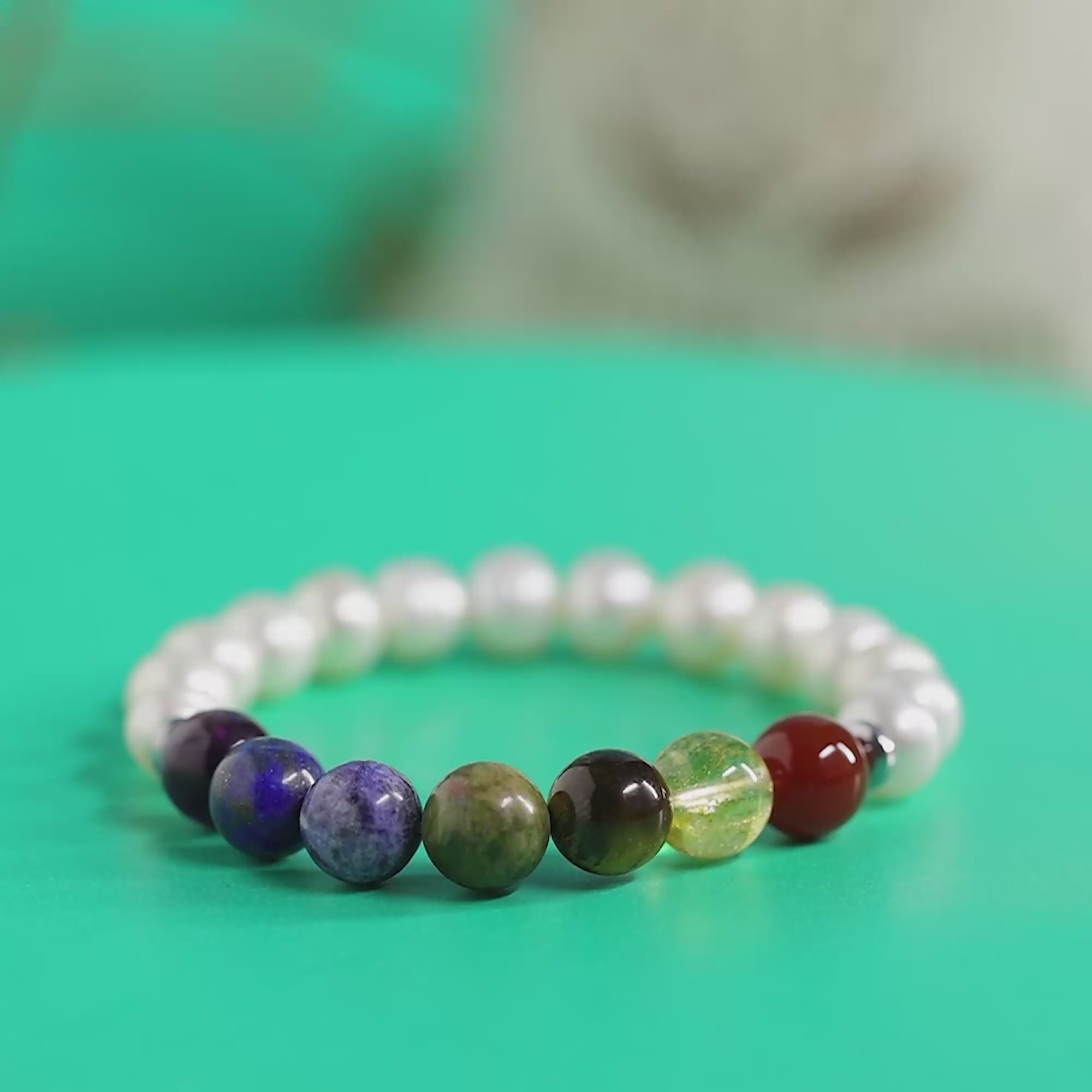 7 chakra anti ageing bracelet