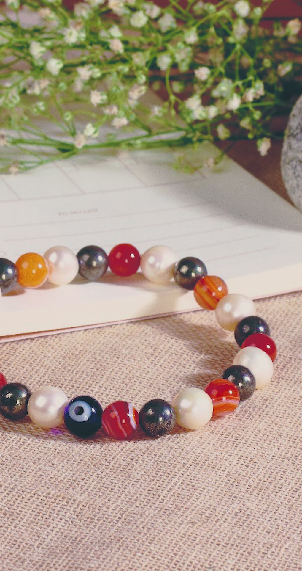 Gemini Zodiac stone Bracelet