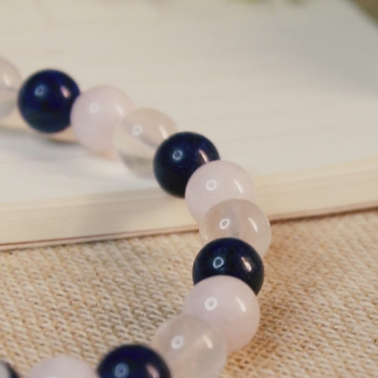 Cancer Zodiac Stone Bracelet